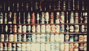 Muro de cervezas